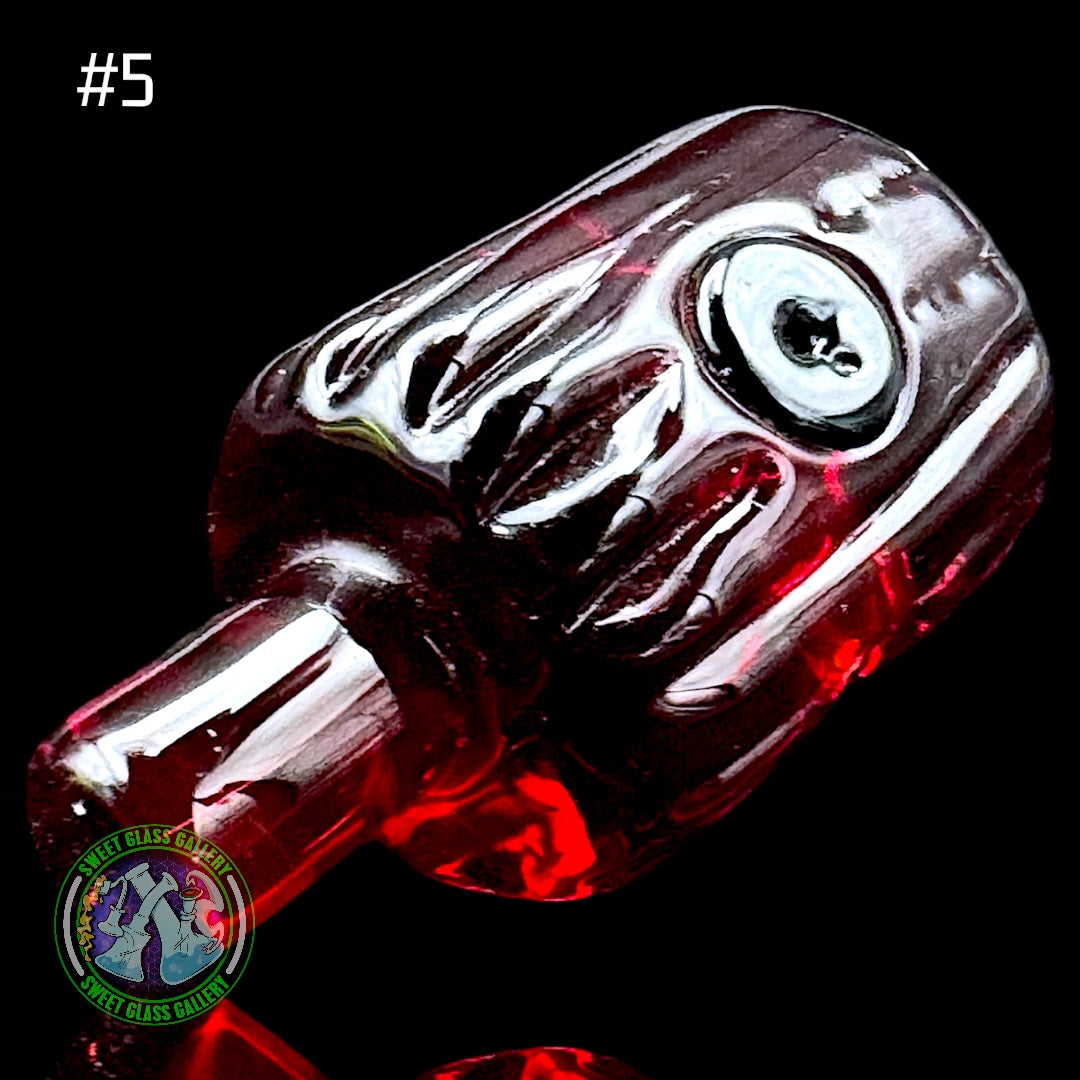 Rone Glass - Pendant #5 - Spray Tip (Pomegranate)