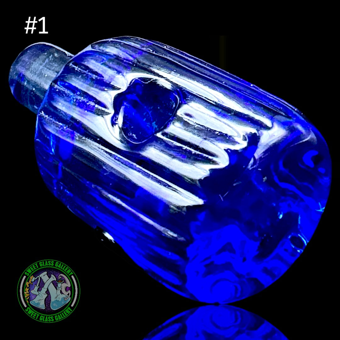 Rone Glass - Pendant #1 - Spray Tip (Cobalt)