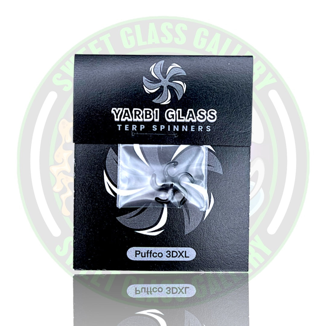 Yarbi Glass - Terp Spinners - Puffco 3DXL - Black