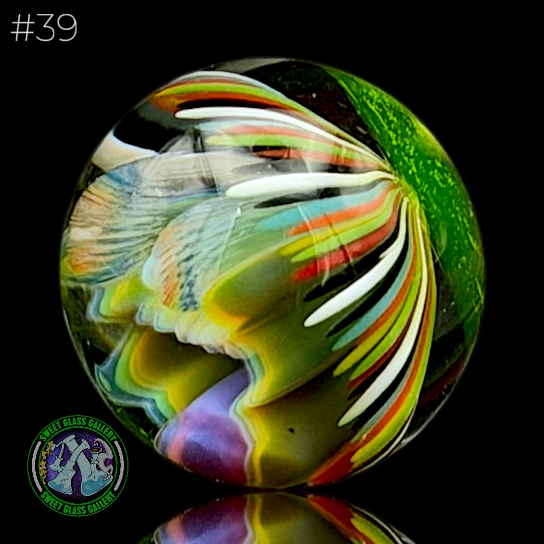 Steve H Glass - Marble #39 - Face Implosion