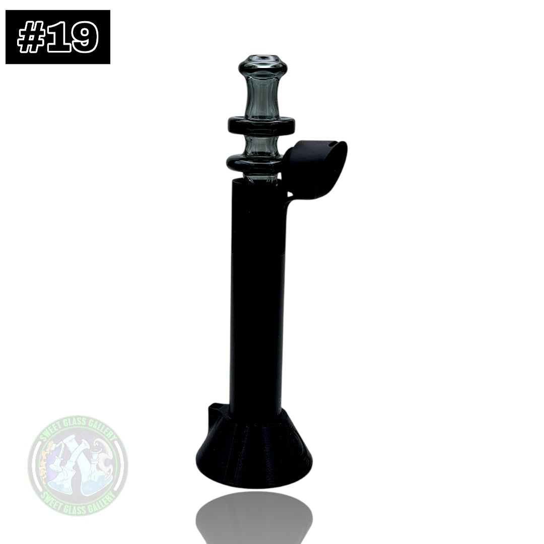 Rone Glass -Puffco Pivot Top #19 - Transparent Black