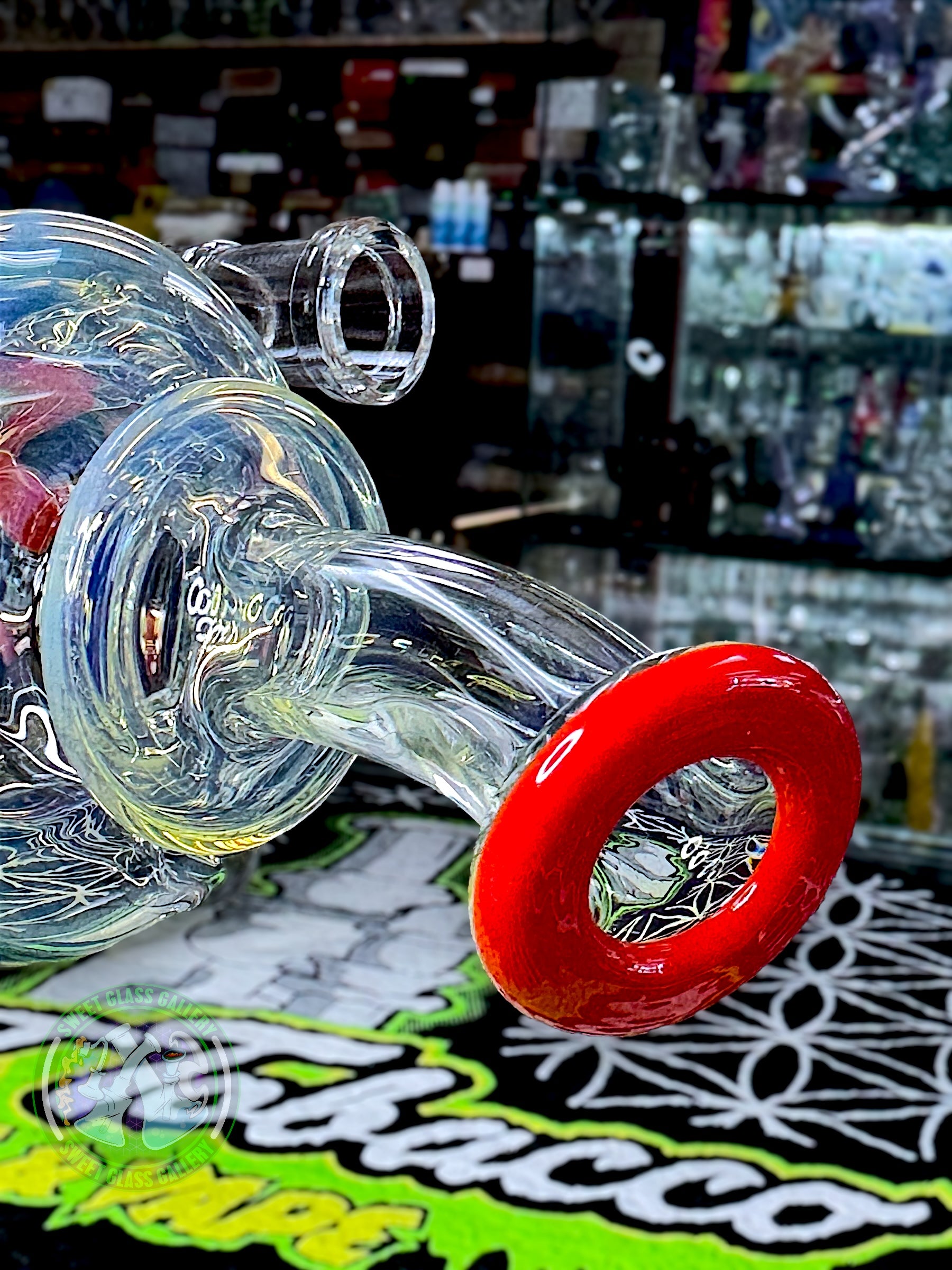 Uzzi Glass - Rig #3 - Klein Recycler (Poppy)