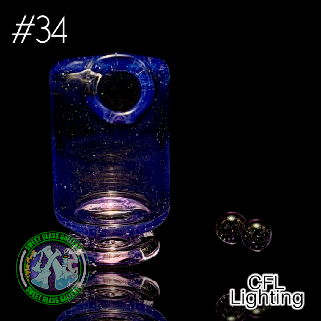 Kizmit Glass - Puffco Pivot Top #34 - Opal Potion (CFL)