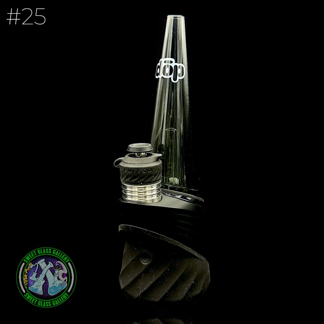 Dōp Glass - Puffco Attachment - 5-Hole Smoke #25