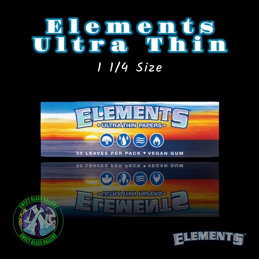 Elements - Ultra Thin 1 1/4 Size Papers