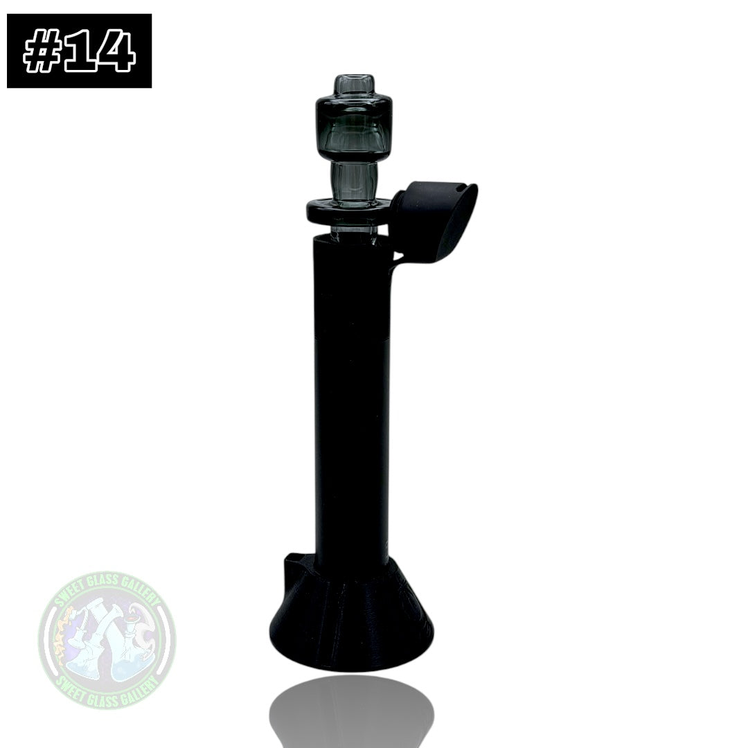 Rone Glass -Puffco Pivot Top #14 - Transparent Black