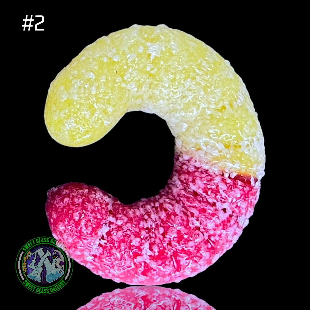 Emperial Glass - Marble/Cap Stand #2 - Sour Gummy Worm