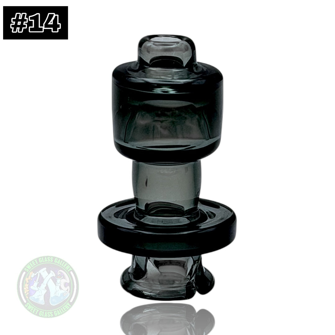 Rone Glass -Puffco Pivot Top #14 - Transparent Black