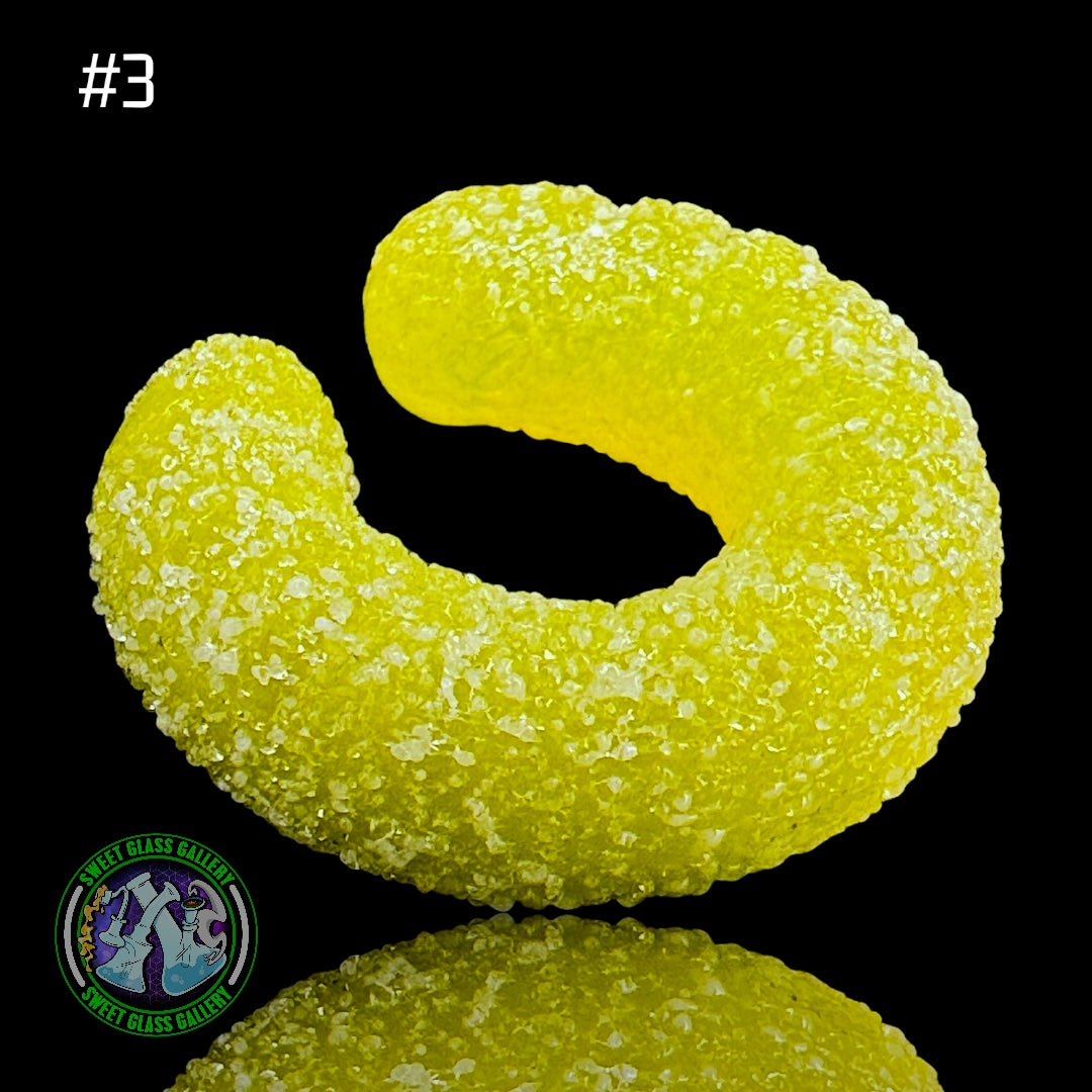 Emperial Glass - Marble/Cap Stand #3 - Sour Gummy Worm