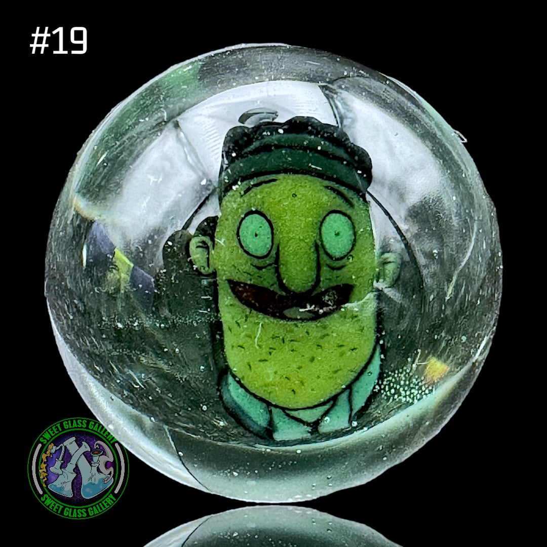 Keys Glass - Marble #19 - Teddy Bob’s Burger