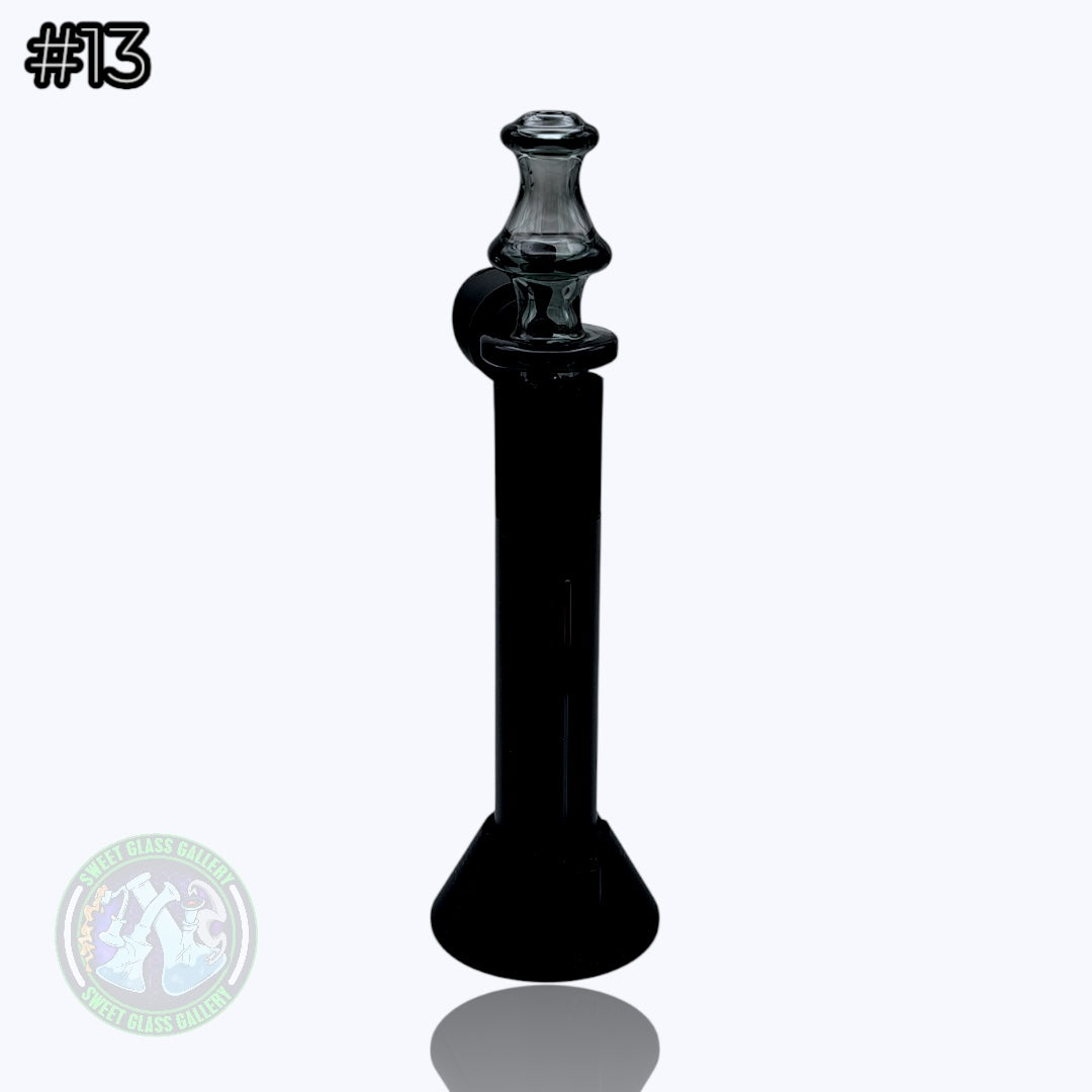 Rone Glass -Puffco Pivot Top #13 - Transparent Black