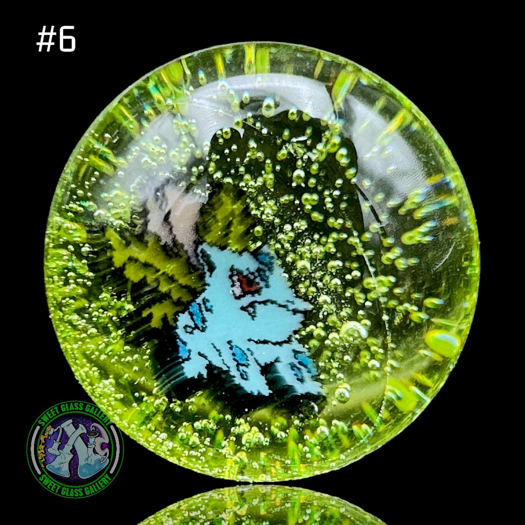 Keys Glass - Marble #6 - Ivysaur Pokémon