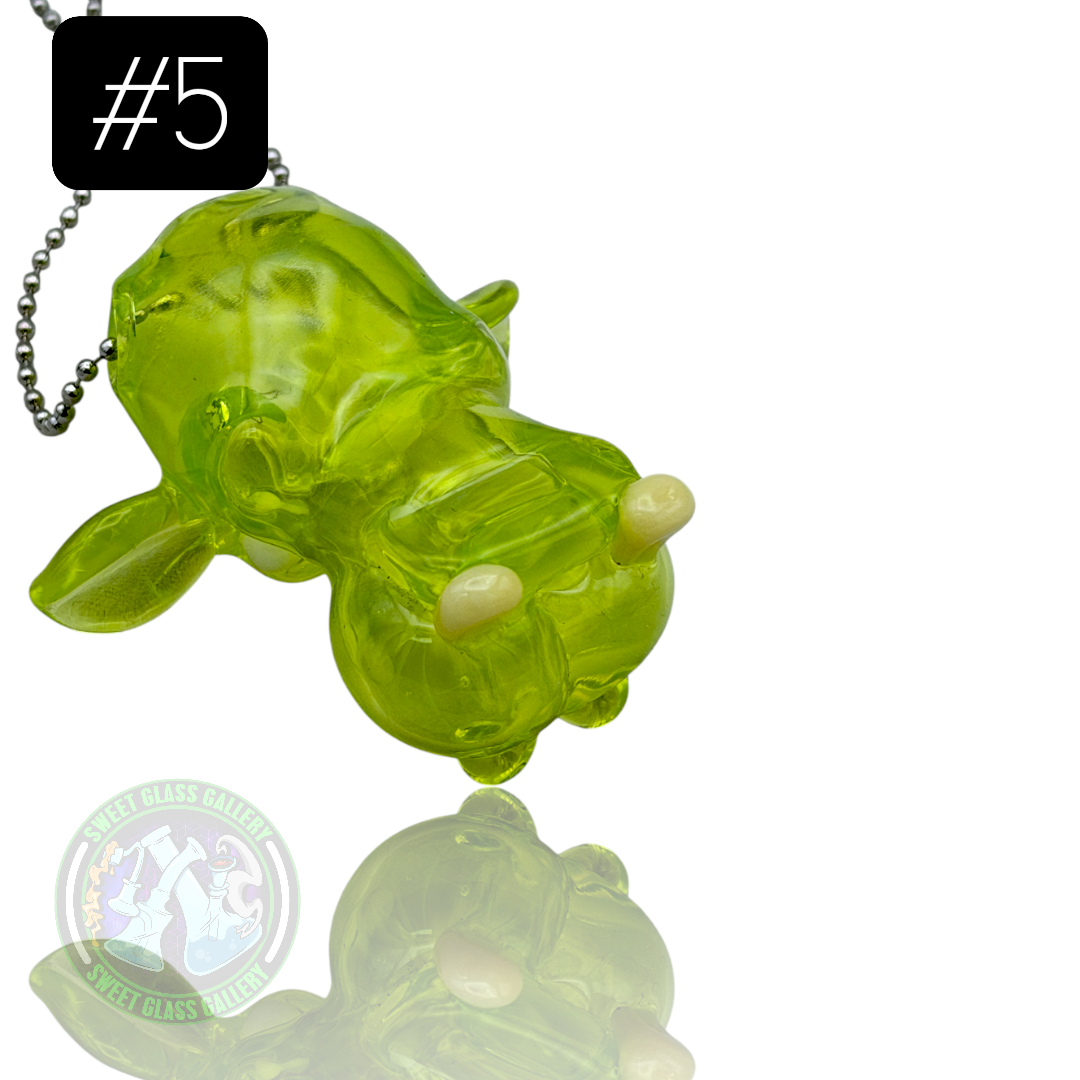 Tony Kazy Glass - Pendant #5 - Hippo Head