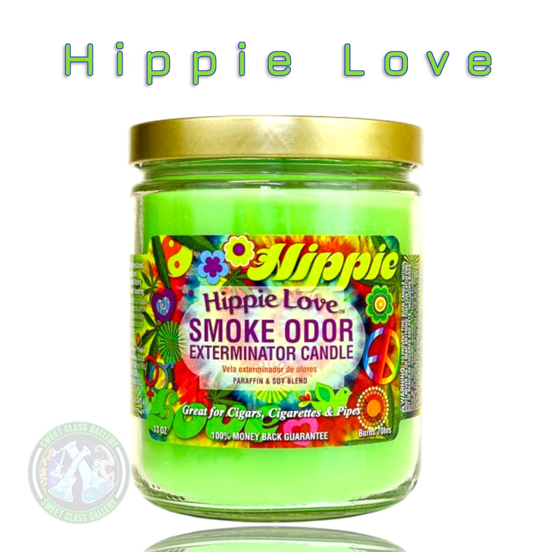 Smoke Odor Exterminator Candle - Hippie Love Scent