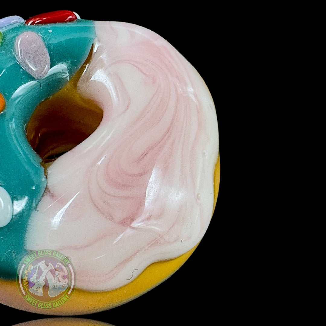 KGB Glass - Donut Pendant #1