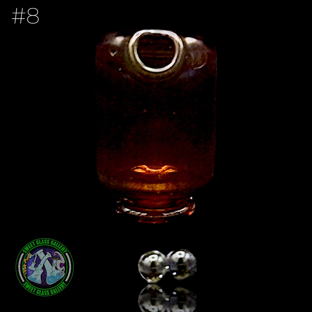 Kizmit Glass - Pivot Top #8 (Opal Blood Money)