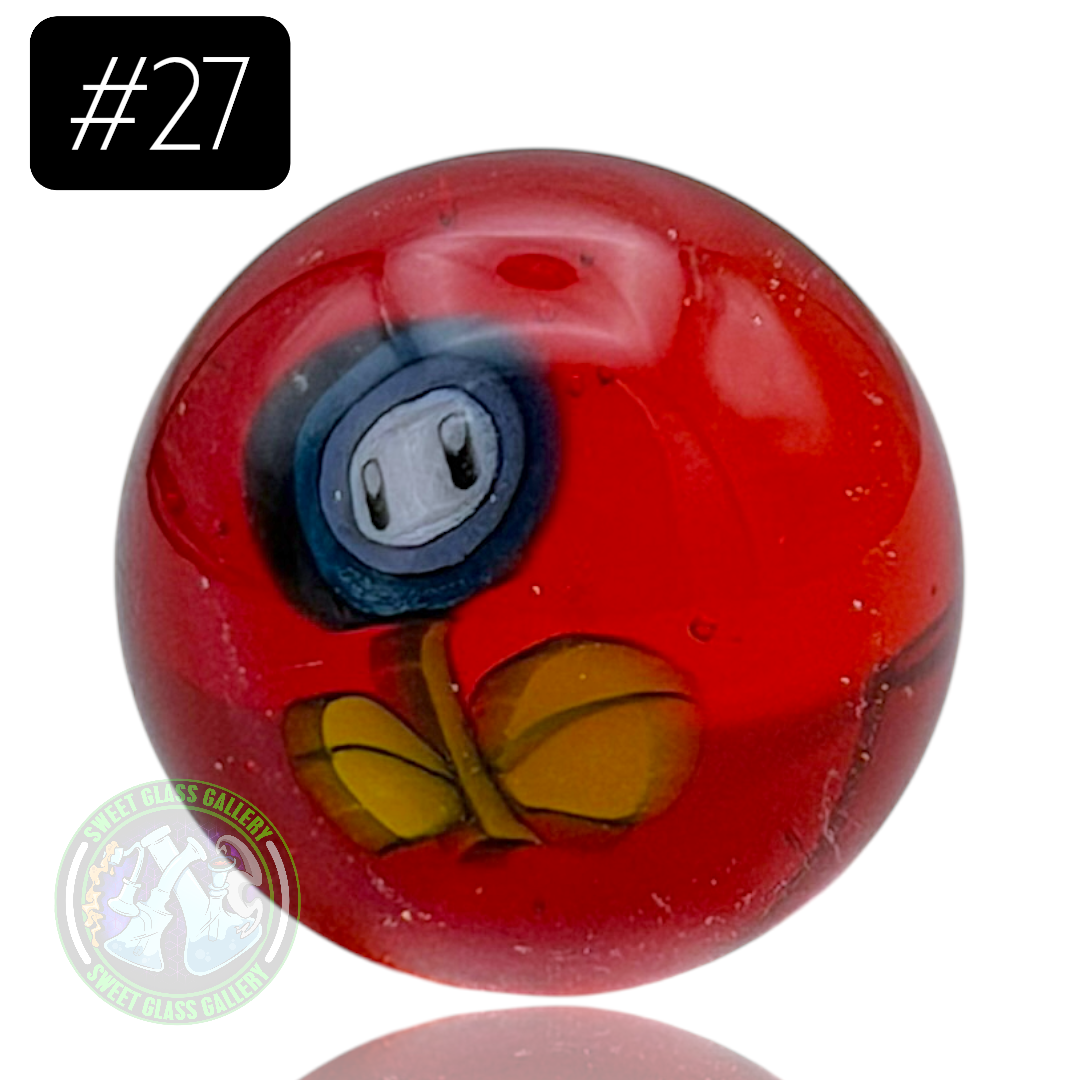 Keys Glass - Marble #27 (Mario - Ice Flower)
