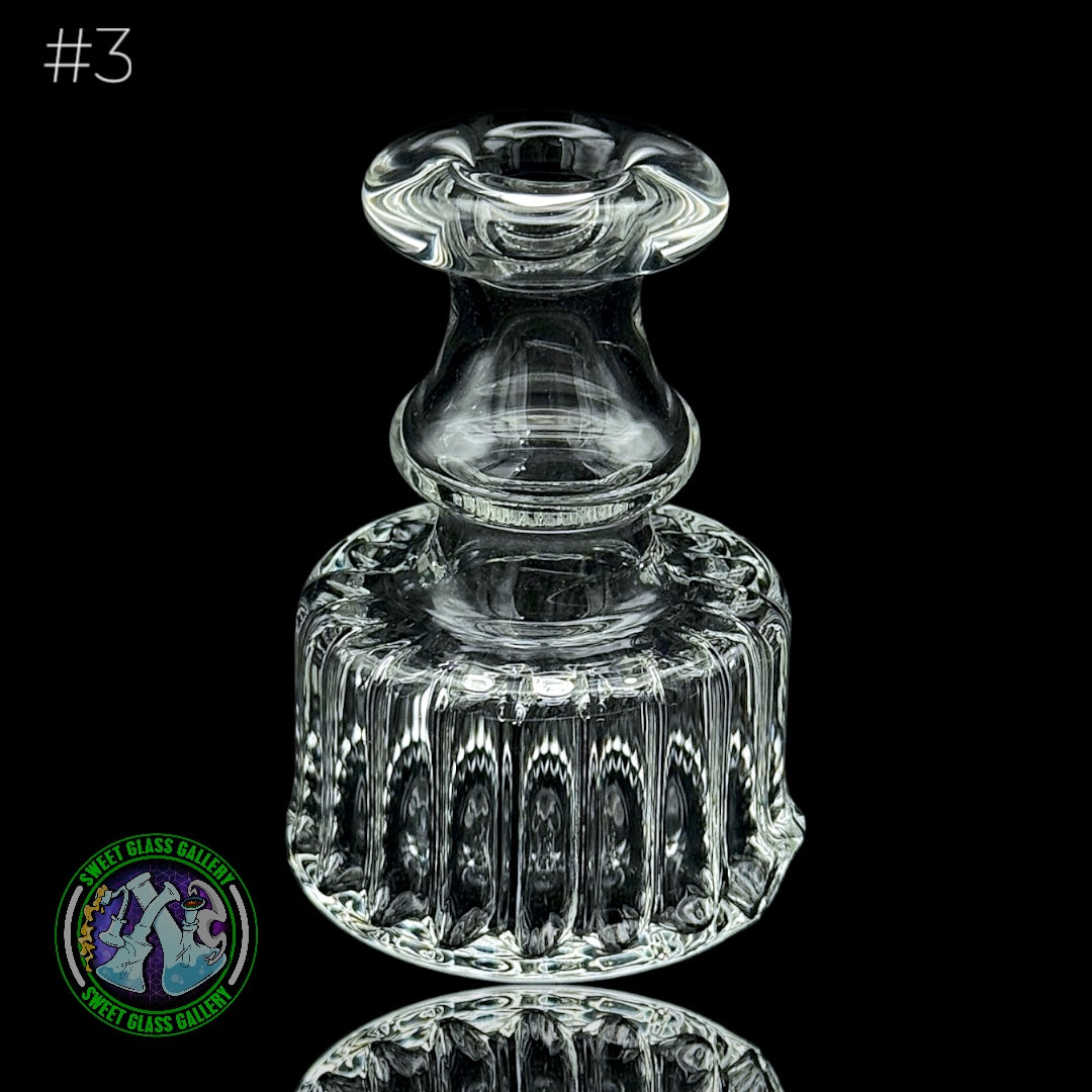 Evol Glass - Attachment - Puffco Peak #3 Corduroy (Clear)