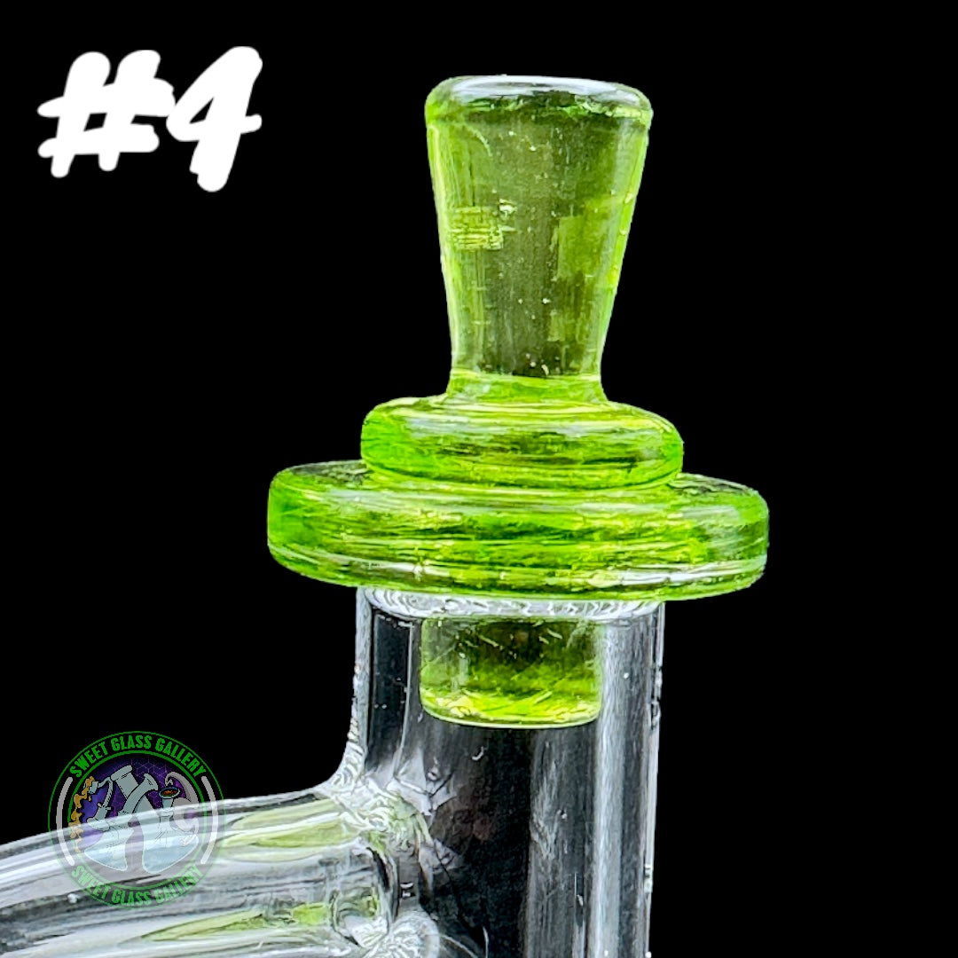 Camp Fire Quartz - Control Tower Cap #4 (Transparent Green)