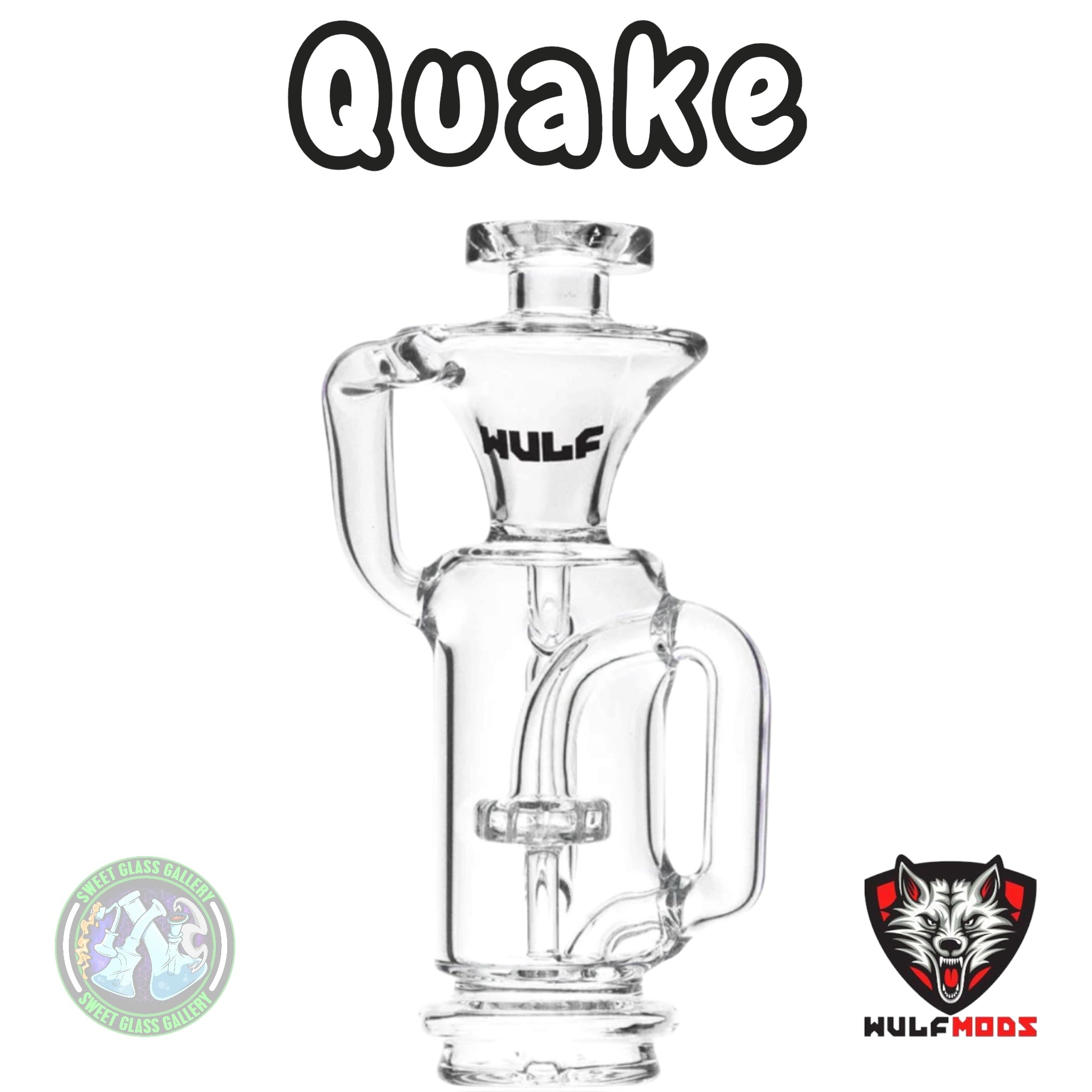 Wulf Mods - Puffco Attachment - Quake - Clear