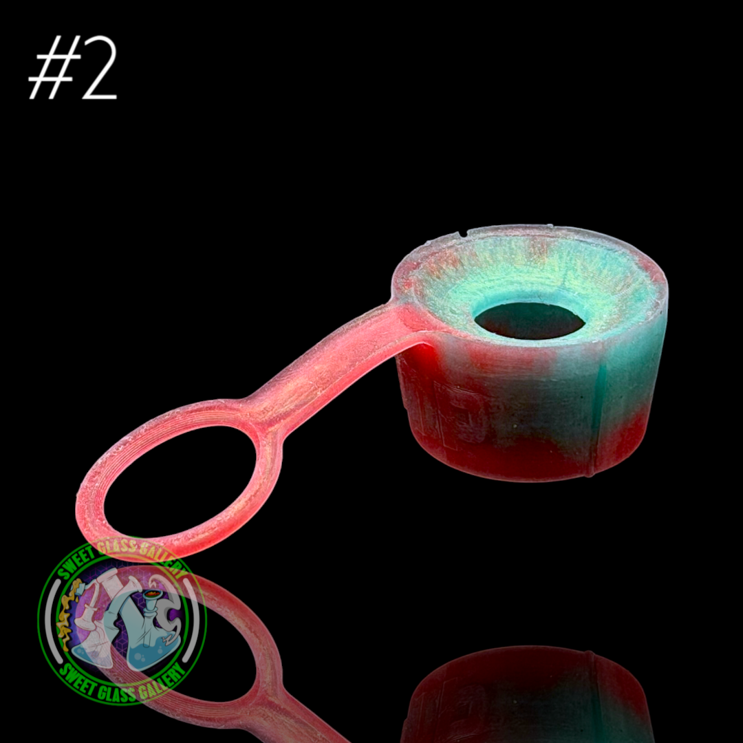 One Trick Pony - Rockulus Tether #2 - Puffco Peak Pro 3DXL - Pink/Green/Pearl