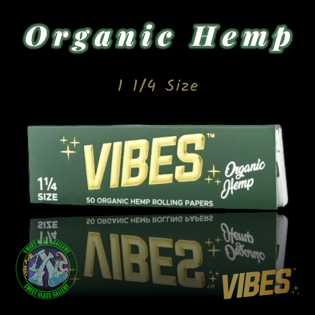 Vibes - Organic Hemp 1 1/4 Size Papers
