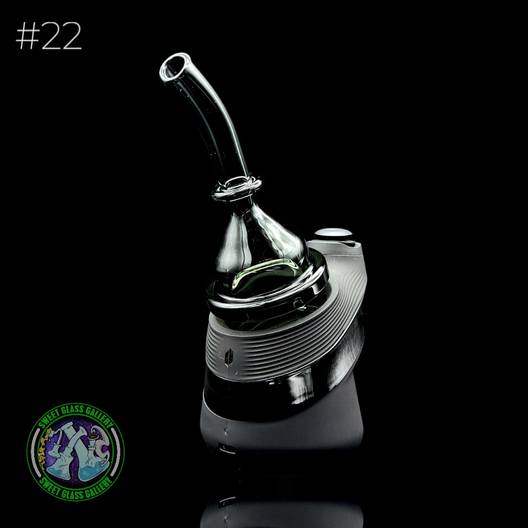 Zach Harrison - Puffco Peak Attachment #22 - Short Path Sipper Dry (Transparent Black)