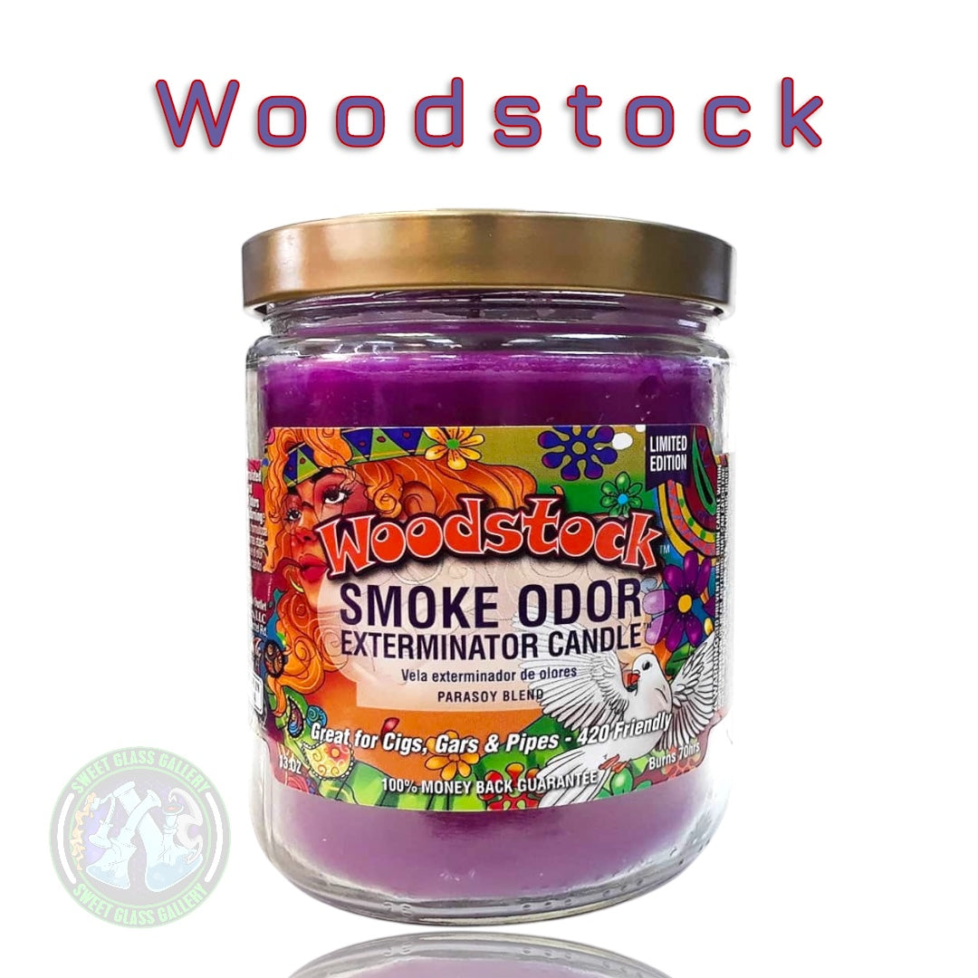 Smoke Odor Exterminator Candle - Woodstock Scent