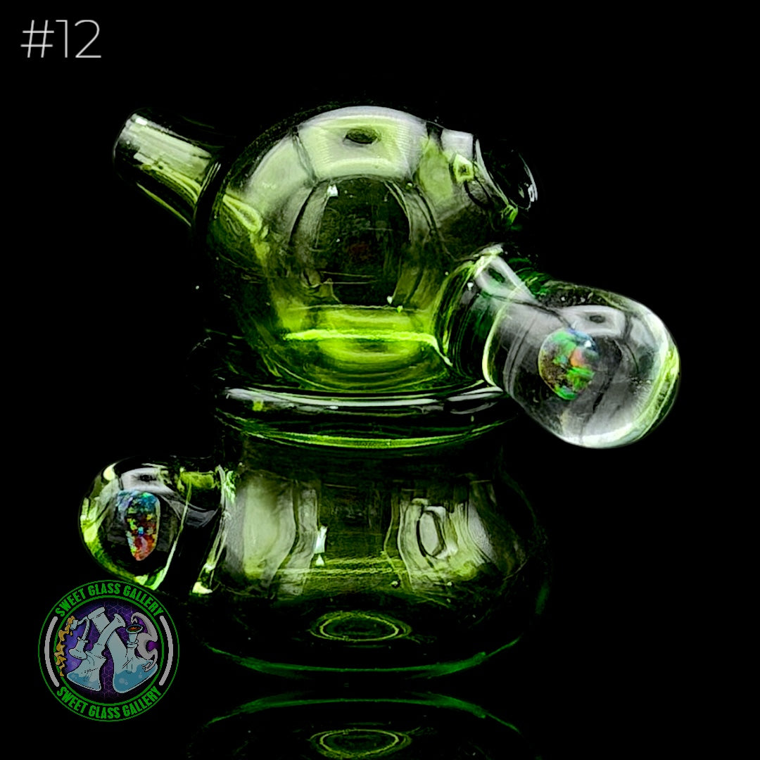 CPB Glass - Carb Cap w/ Honey Pot Holder #12