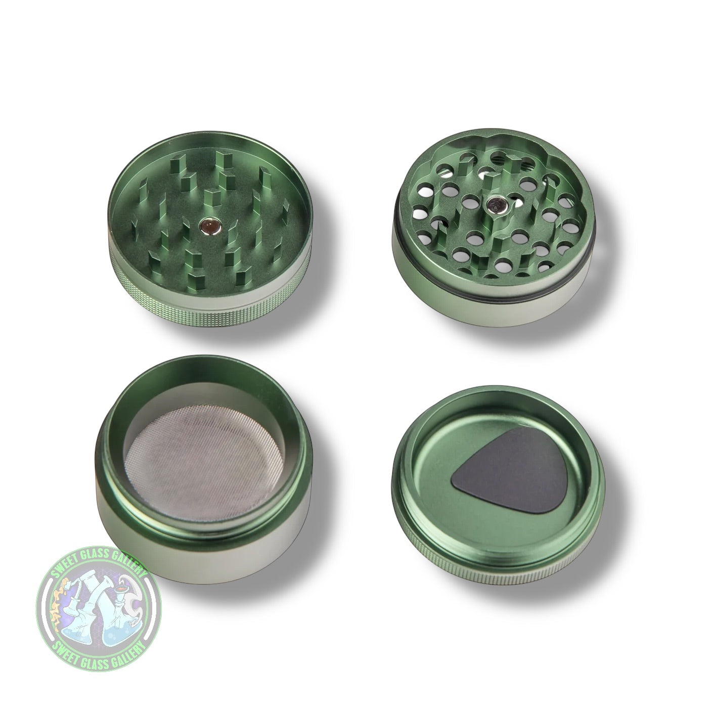 MJ Arsenal - 4 Piece Grinder - Green