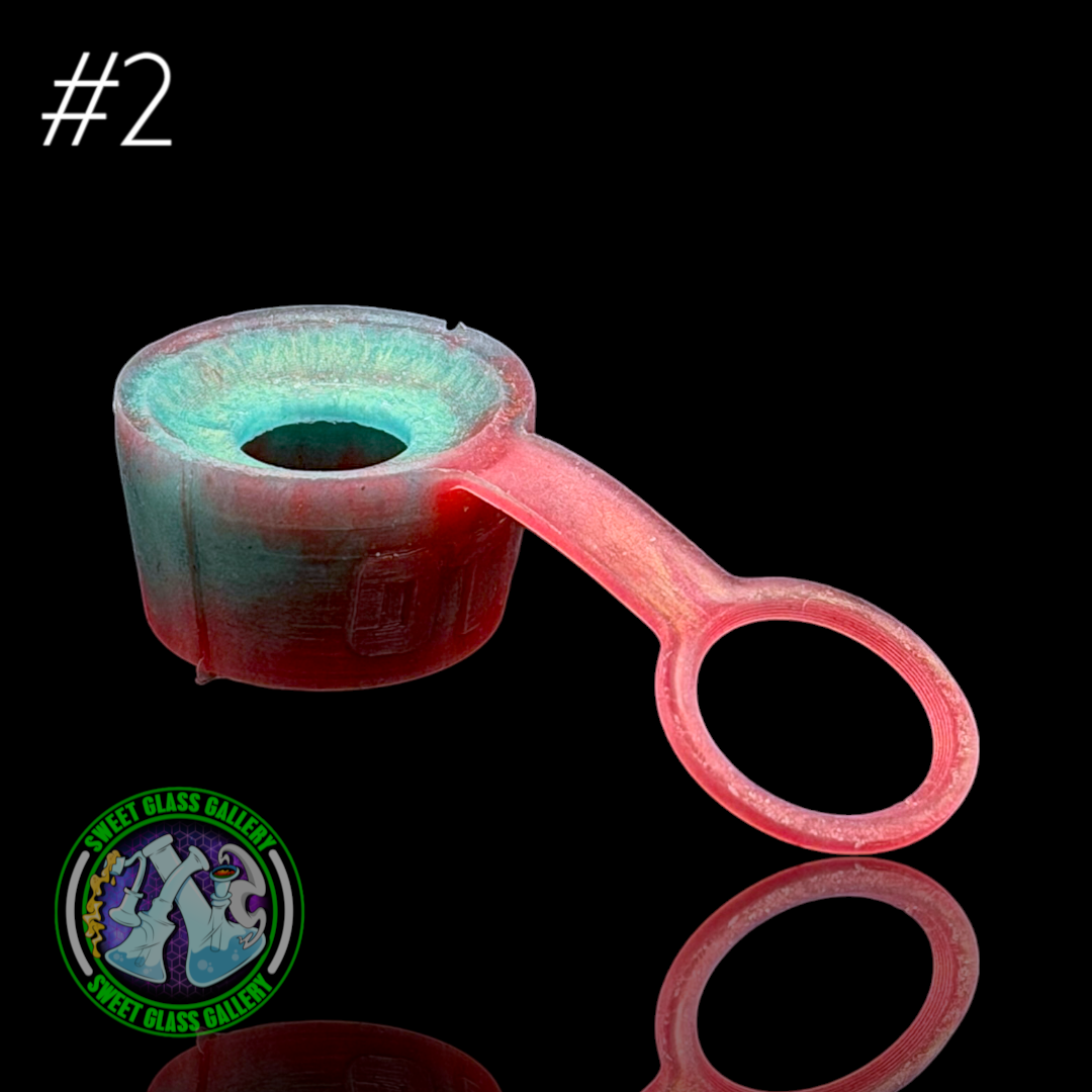 One Trick Pony - Rockulus Tether #2 - Puffco Peak Pro 3DXL - Pink/Green/Pearl