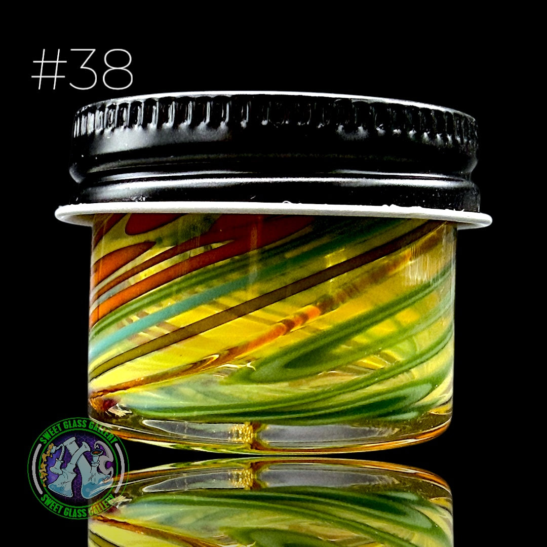 Ben’s Glass Art - Baller Jar #38 - Inside Out Tech