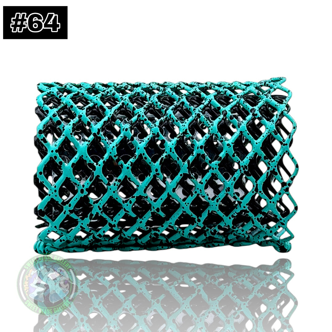 Mamba Guardzz - Heat Cage #64 - Blazer GT8000 Guard (Teal w/ Black Splatter)