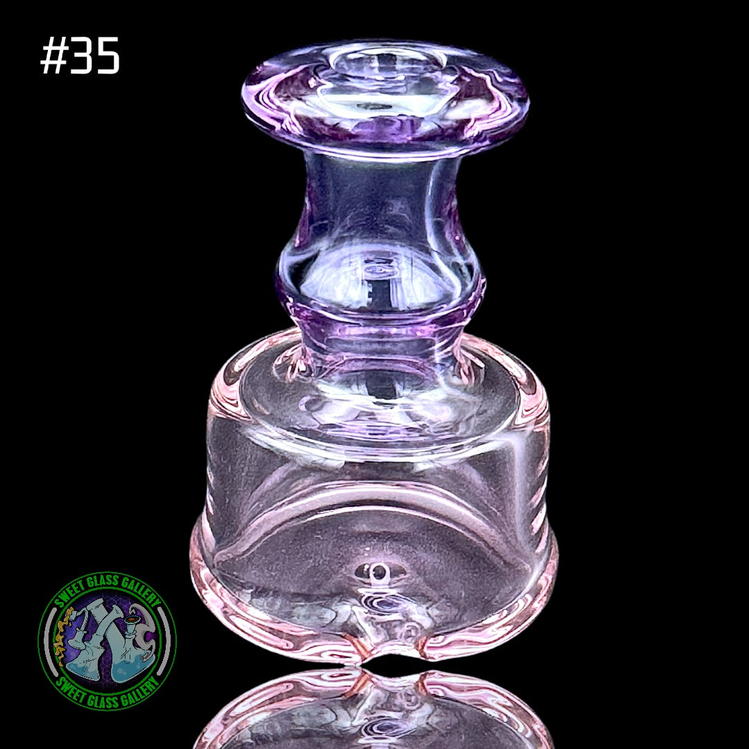 Evol Glass - Attachment #35 - Puffco Peak (Transparent Purple & Transparent Pink)