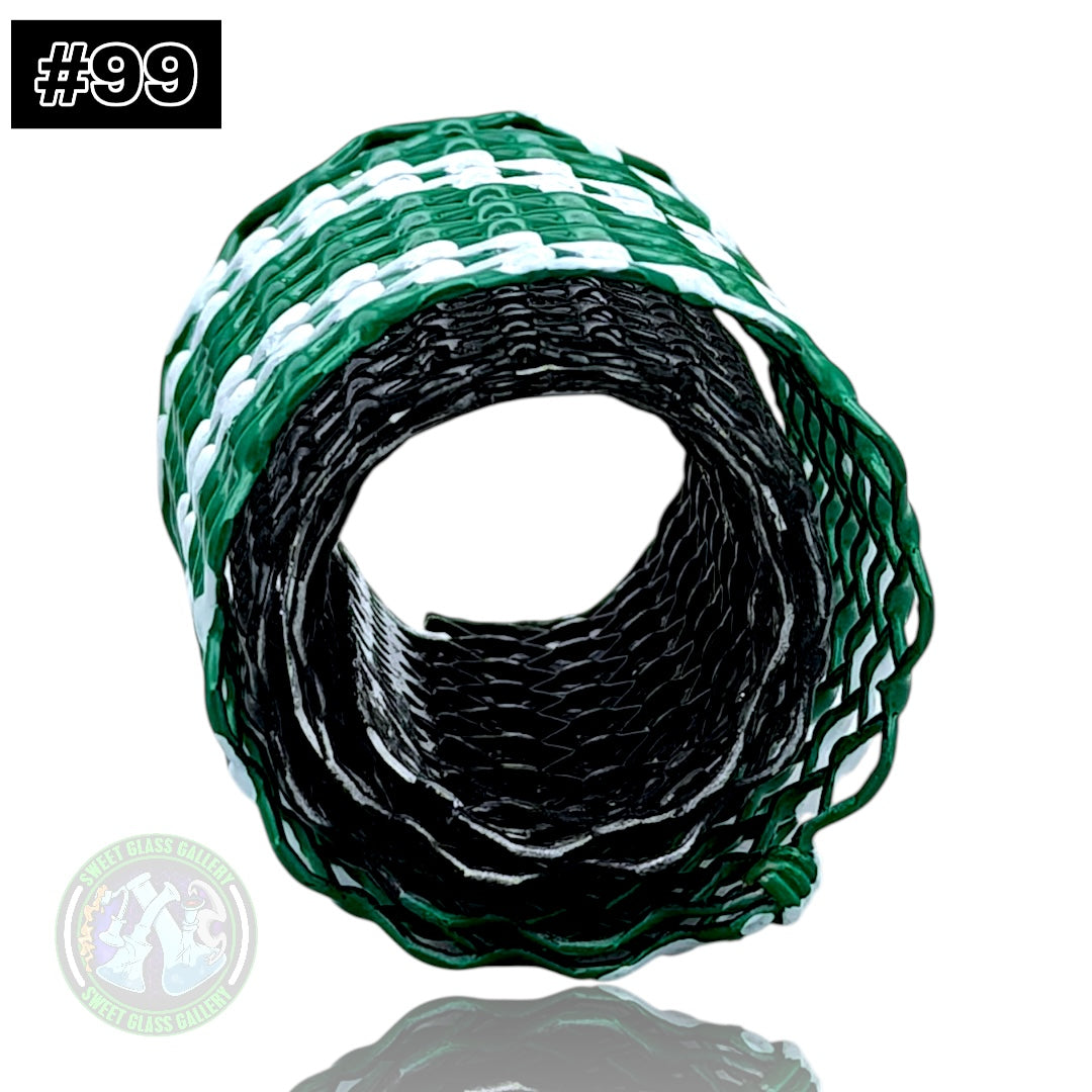 Mamba Guardzz - Heat Cage #99 - Blazer GT8000 Guard (Green w/ White Stripes)