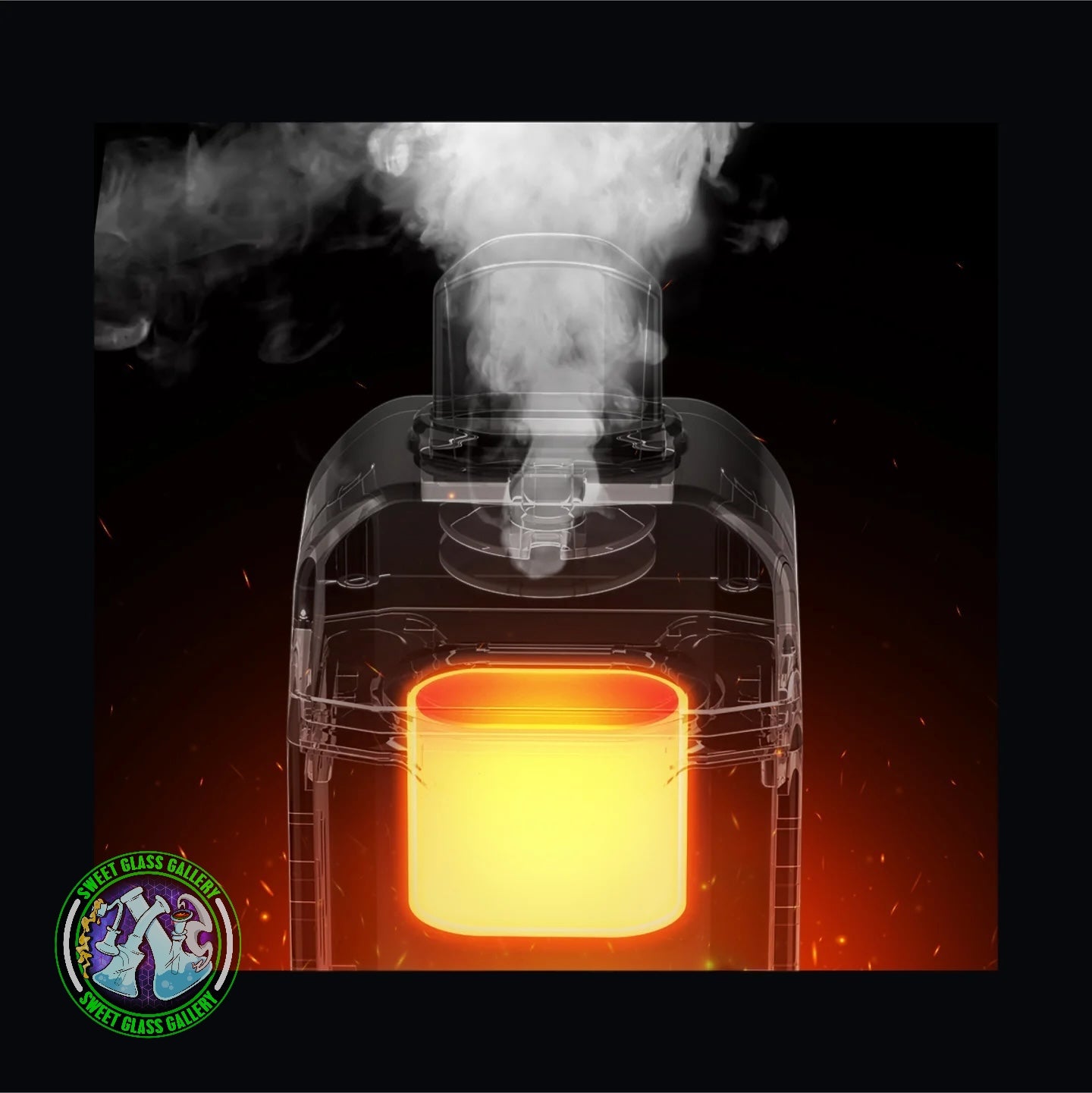 YoCan - Vane 2 - Obsidian Black - Dry Herb Vaporizor