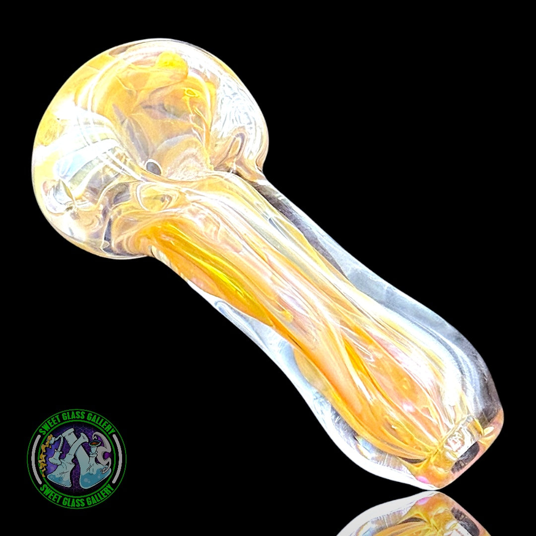 Daniel's Glass Art - Dry Pipe #2 - Gold Fumed