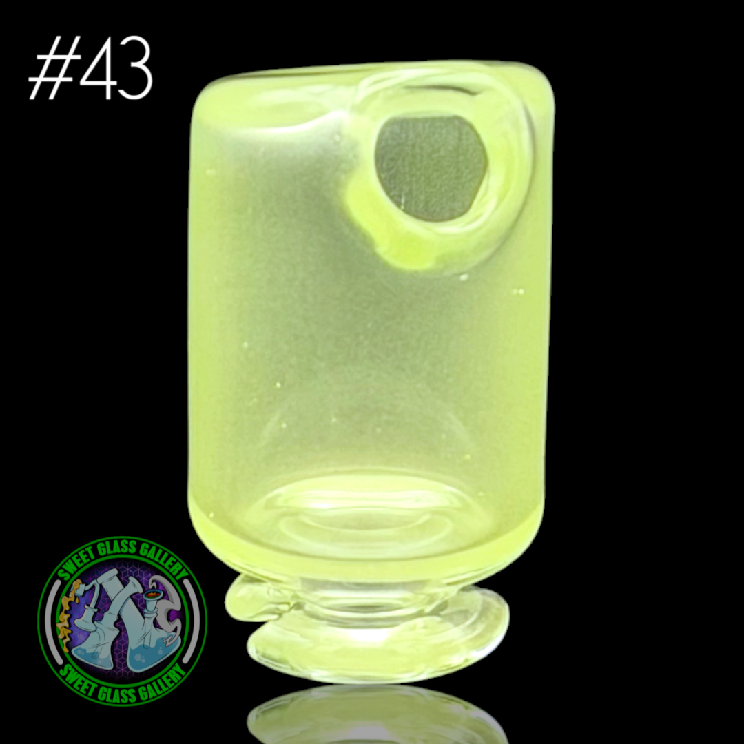 Kizmit Glass - Puffco Pivot Top #43 - Ghostidote
