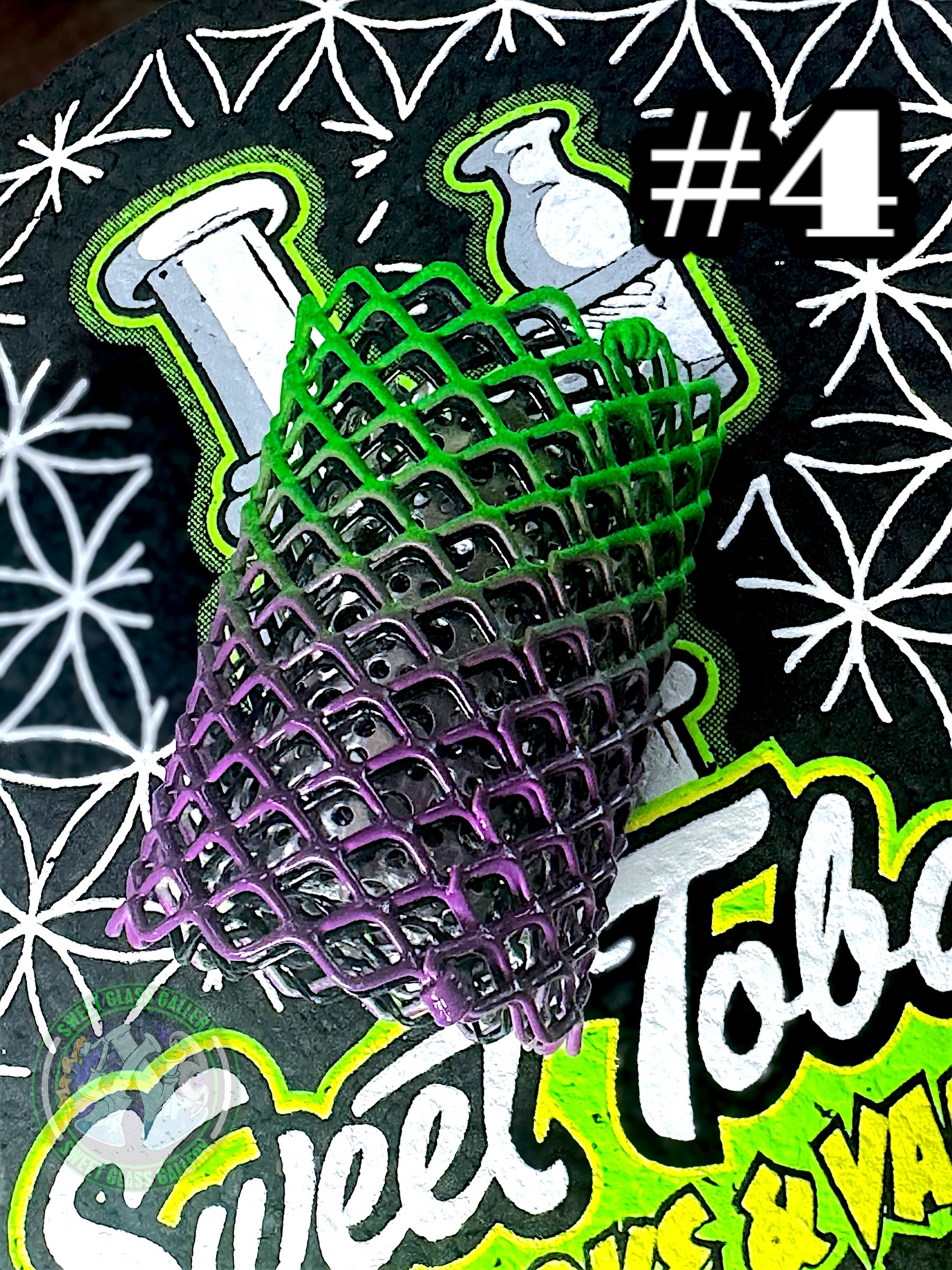 Mamba Guardz - Heat Cage #4 - Blazer GT8000 Guard (Bright Green & Purple)