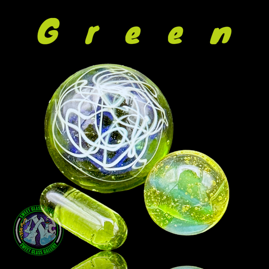 Garga Melt Glass - Scribble Tech Slurper Set (Green)