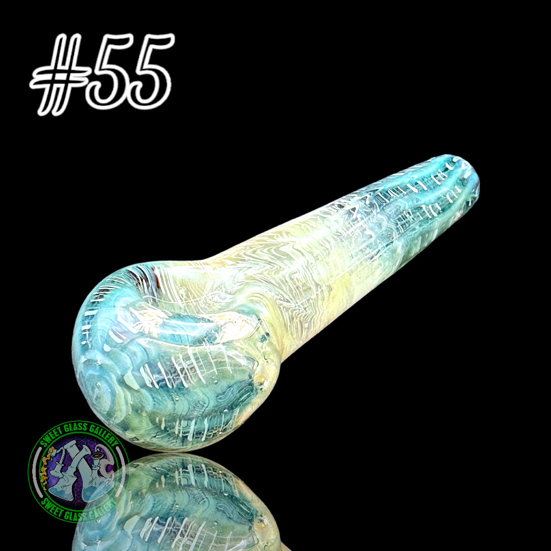 Daniel's Glass Art - German Glass Thick Hand Pipe #55