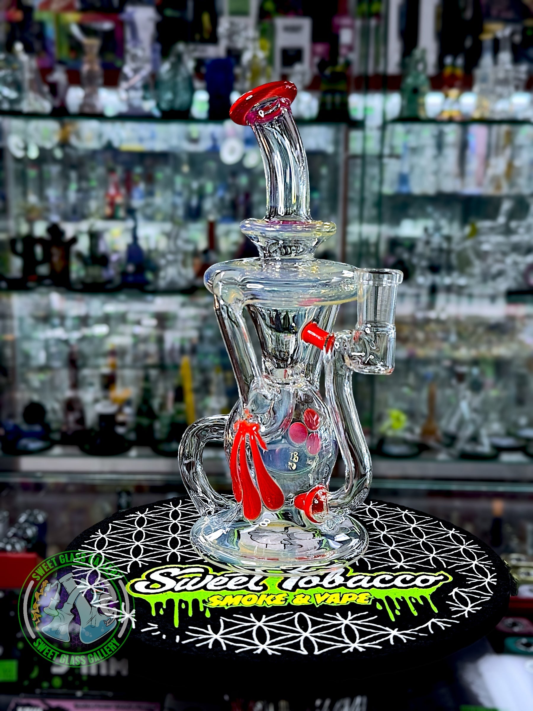 Uzzi Glass - Rig #3 - Klein Recycler (Poppy)