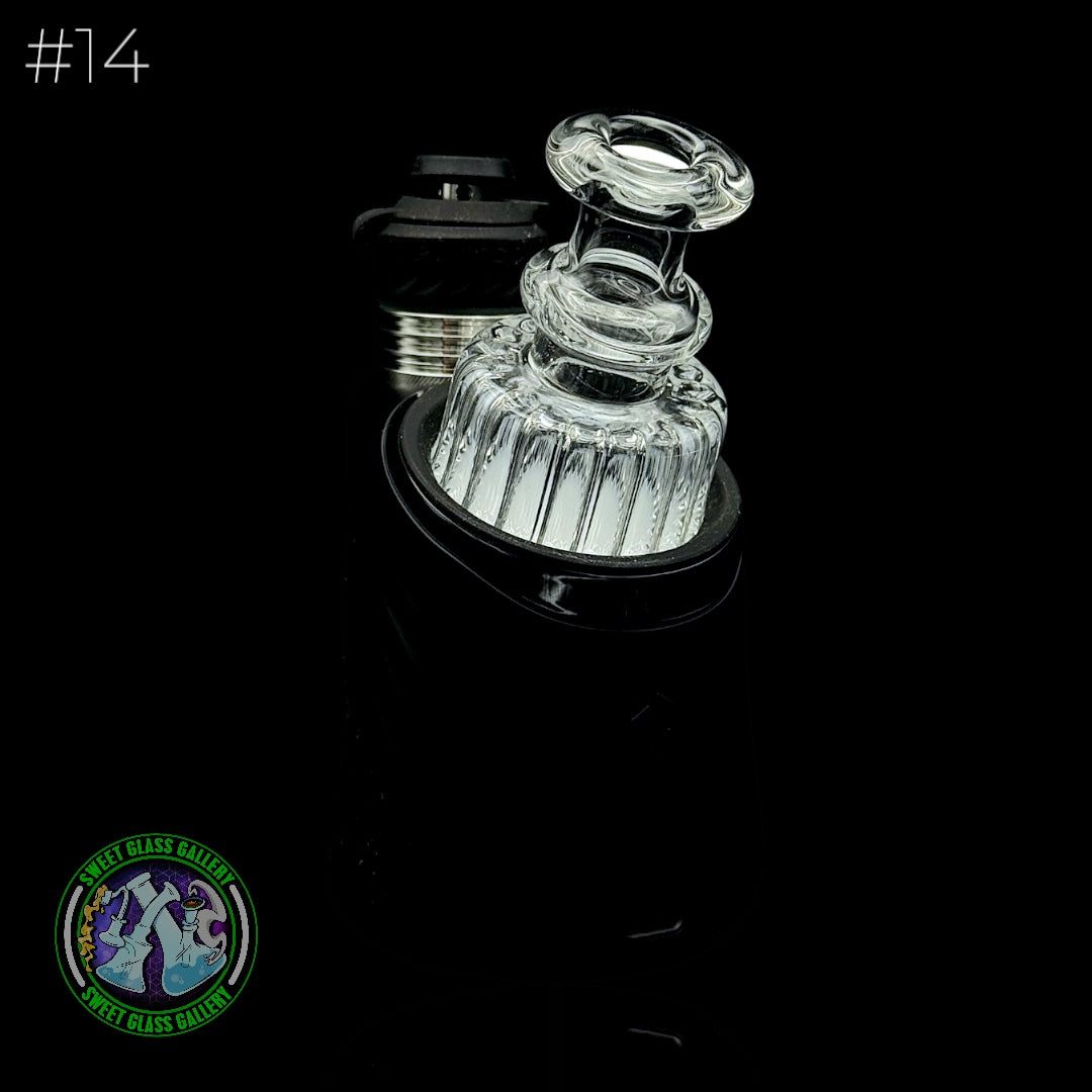 Evol Glass - Attachment - Puffco Peak #14 Corduroy (Clear)