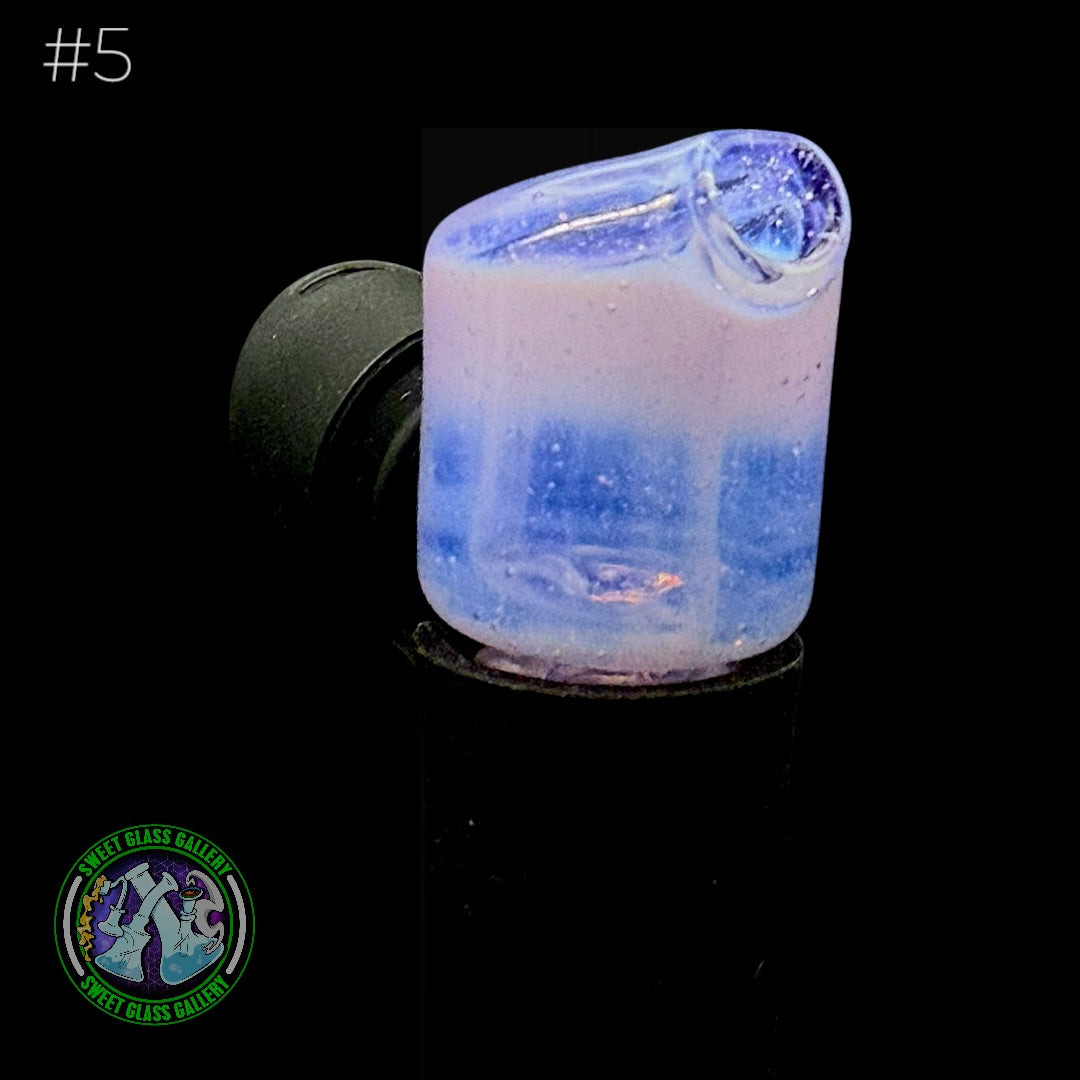 Kizmit Glass - Pivot Top #5 (Opal Purple Lollipop)