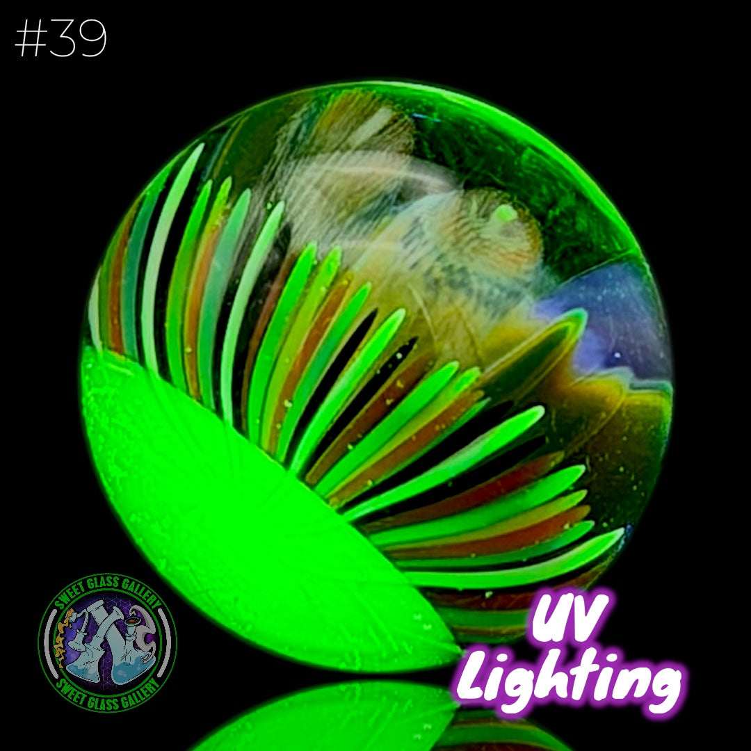 Steve H Glass - Marble #39 - Face Implosion