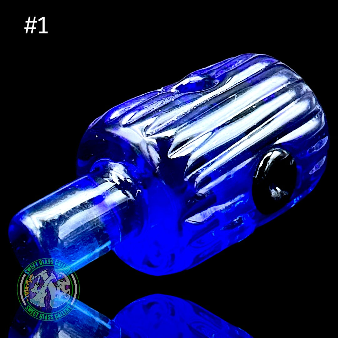 Rone Glass - Pendant #1 - Spray Tip (Cobalt)