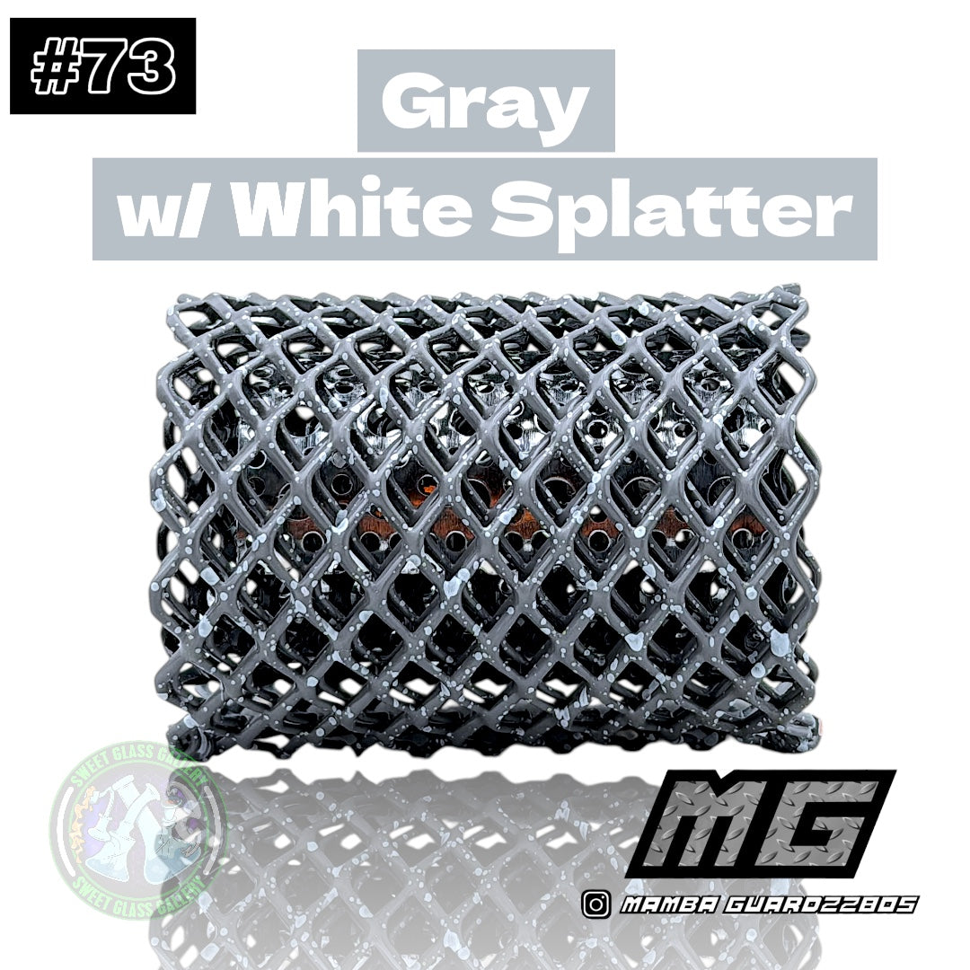 Mamba Guardzz - Heat Cage #73 - Blazer GT8000 Guard (Gray w/ White Splatter)
