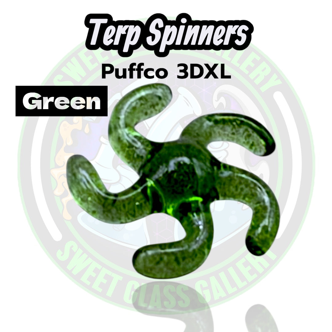 Yarbi Glass - Terp Spinners - Puffco 3DXL - Green