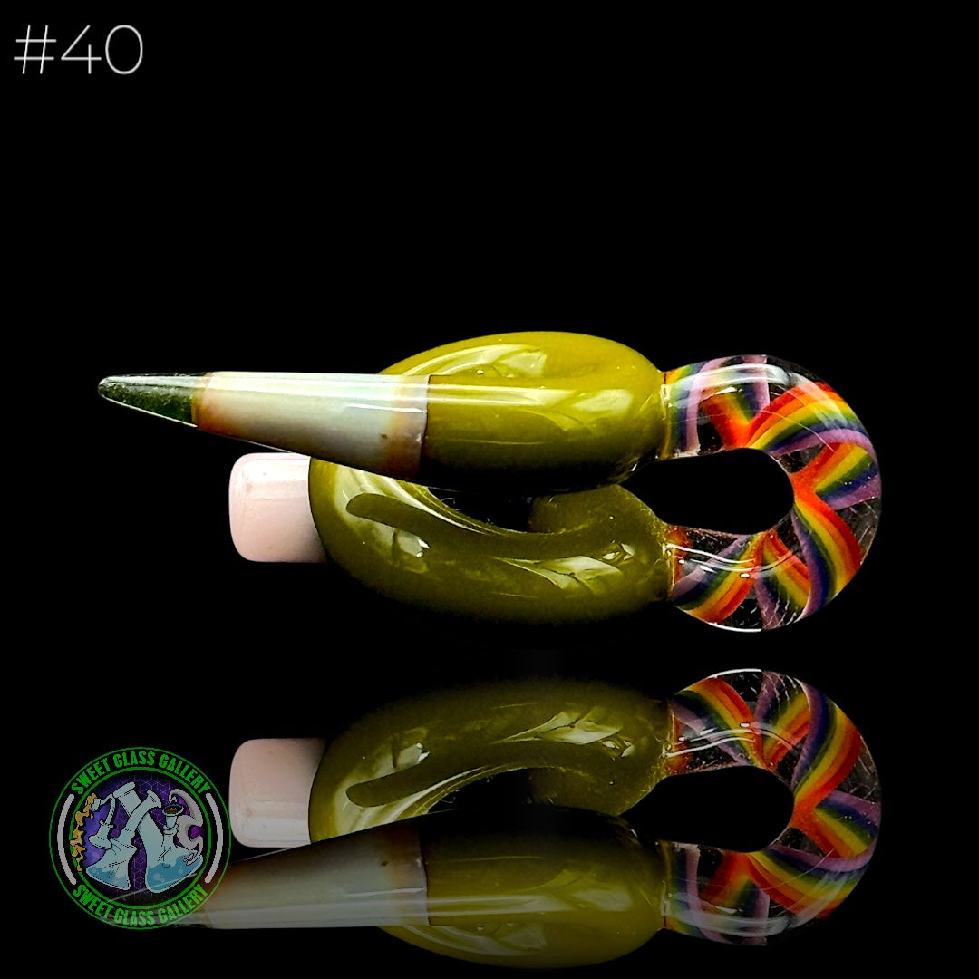 Sherbet Glass - Pendant - Curly Pencil #40