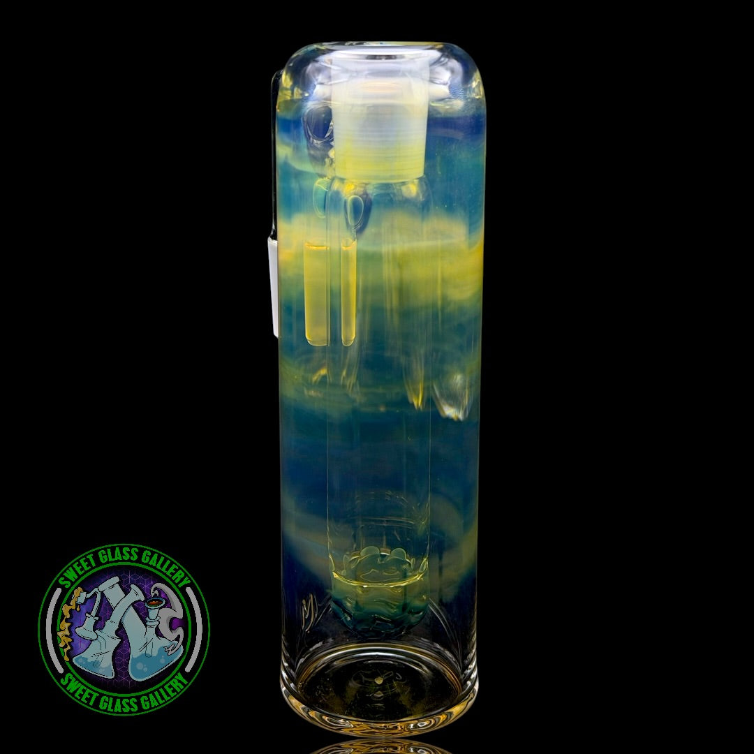 Fluid Glass - Ash Catcher #19 - 18mm Blue Amber Purple